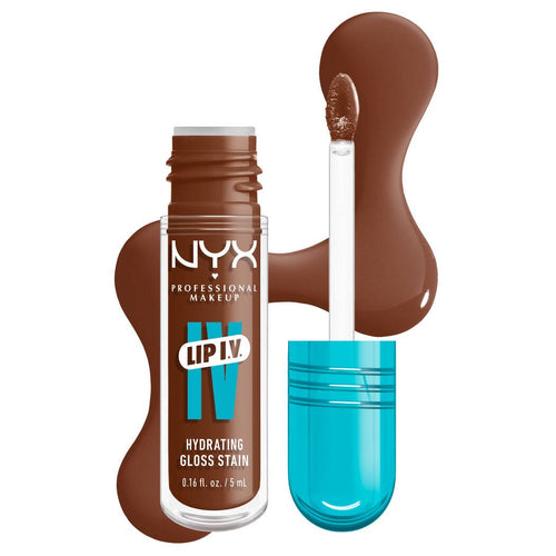 Nyx Professional Makeup -lip I.v. Hydrating Lip Gloss Stain - Cocoa Quench