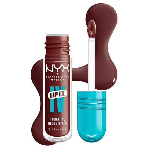 Nyx Professional Makeup -lip I.v. Hydrating Lip Gloss Stain - Mocha Me Wet
