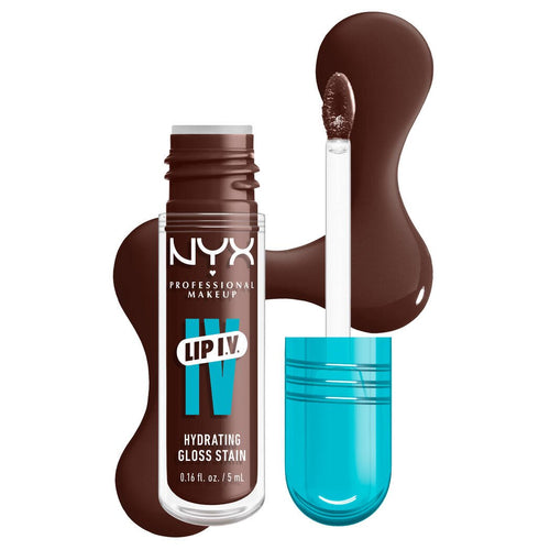 Nyx Professional Makeup -lip I.v. Hydrating Lip Gloss Stain - Espresso Soak