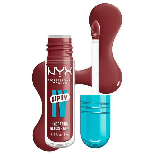 Nyx Professional Makeup -lip I.v. Hydrating Lip Gloss Stain - Drippin In Rose