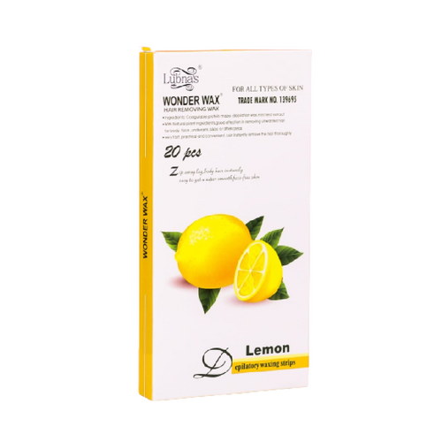 LUBNAS WONDER WAX STRIPS LEMON HAIR REMOVING 20S