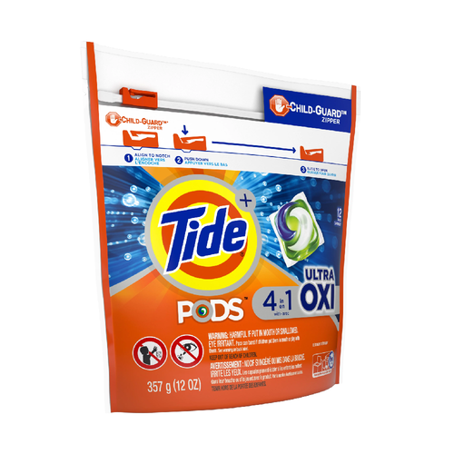 TIDE WASHING PODS ULTRA OXI 4IN1 12PC 307 GM