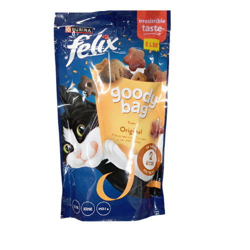 PURINA FELIX CAT BISCUIT GOODY BAG ORIGINAL 60 GM