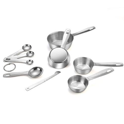 MEASURING CUP WITH SPOON 9PC IR H12-14