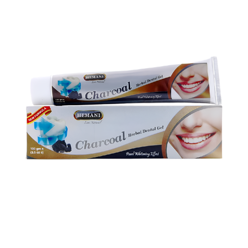 HEMANI TOOTH PASTE CHARCOAL DENTAL GEL 100 GM