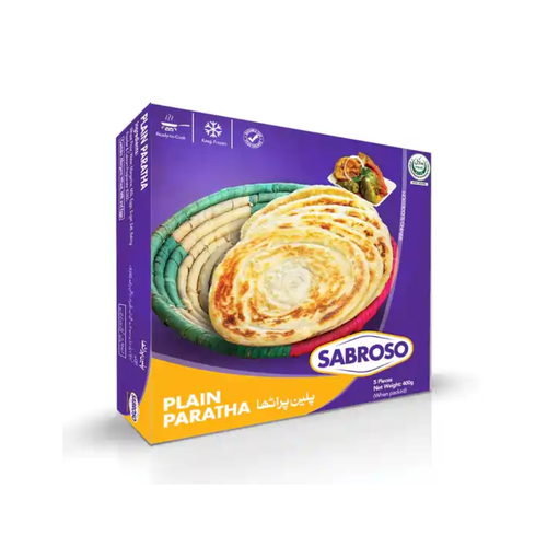 SABROSO PLAIN PARATHA 5 PCS 400 GM
