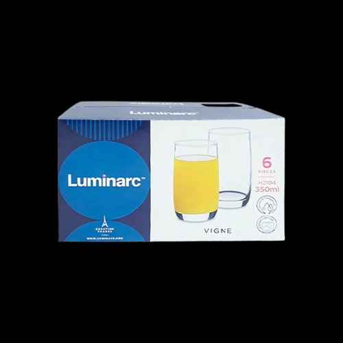 GLASS LUMINARC VIGNE H2104 (Pack 6)