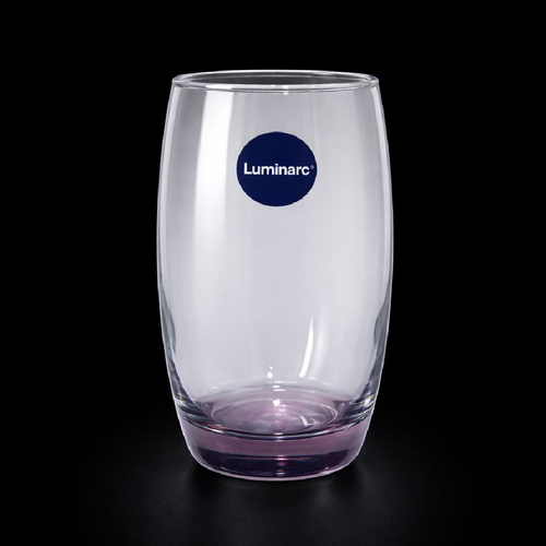 GLASS LUMINARC SALTO PINK J5385 (Pack 6)