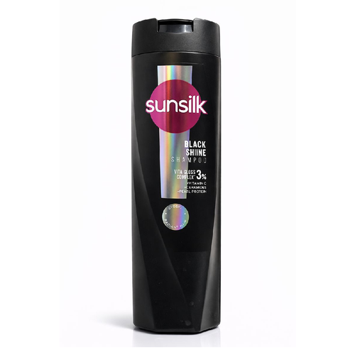 SUNSILK SHAMPOO BLACK SHINE SUPER MIX 360 ML