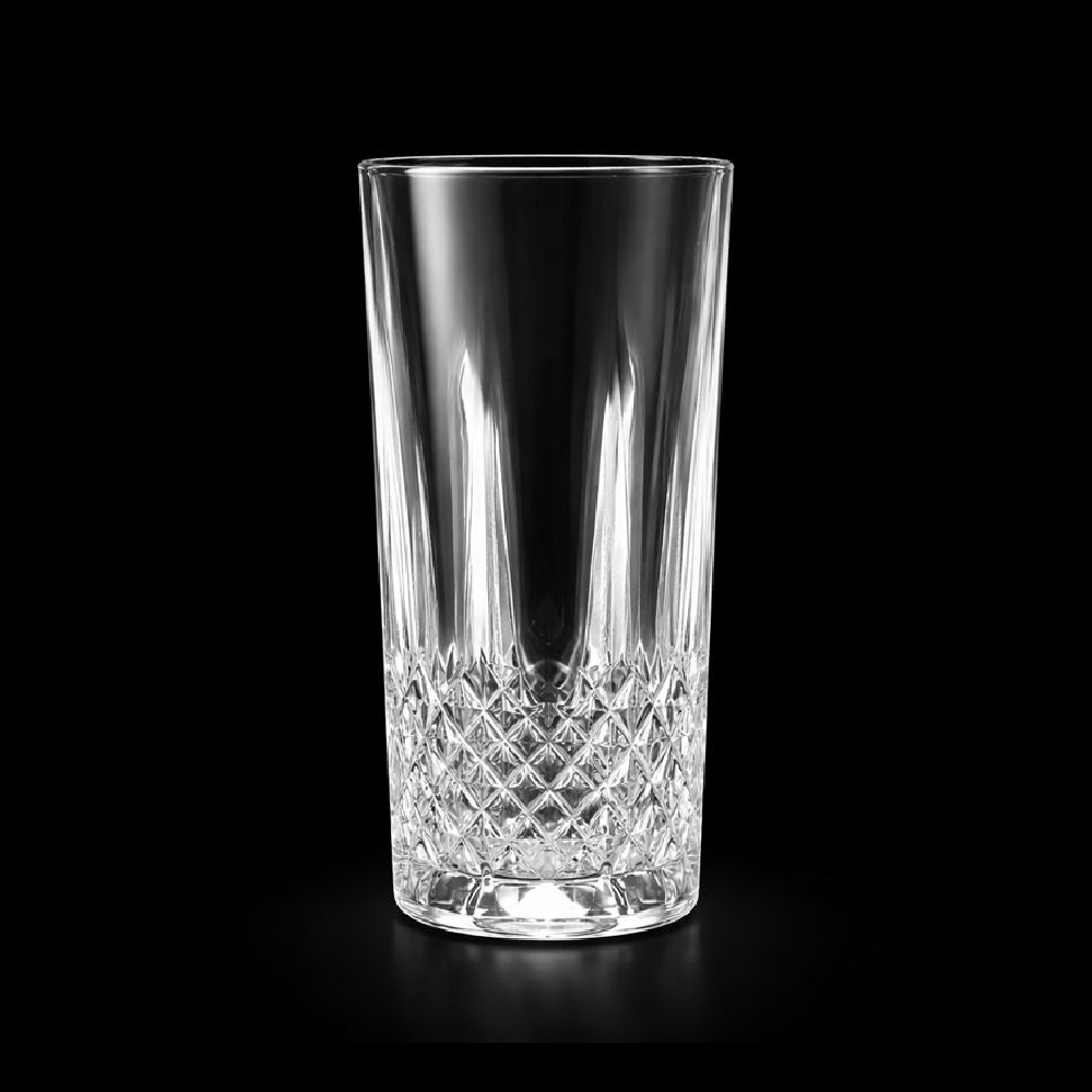 GLASS ACRYLIC DIAMOND CUT AC103 (Pack 6)