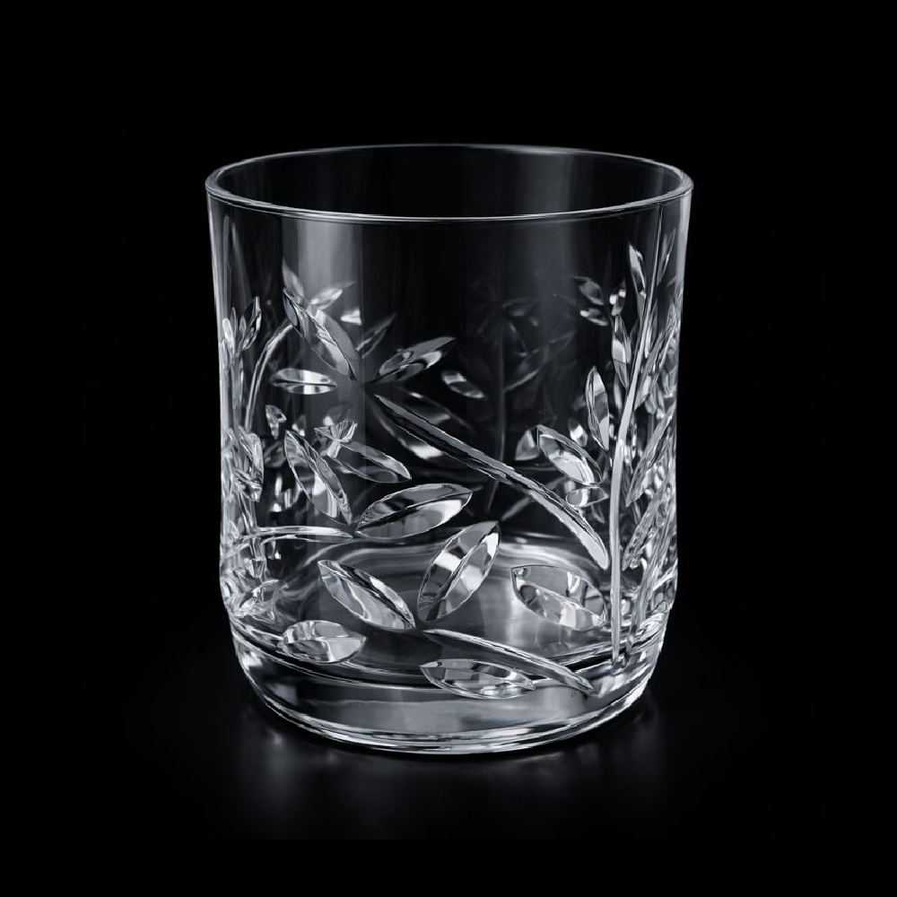 GLASS ACRYLIC LEAVES CUT AC106 (Pack 6)