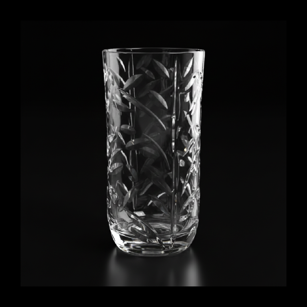 GLASS ACRYLIC LEAVES CUT AC102 (Pack 6)