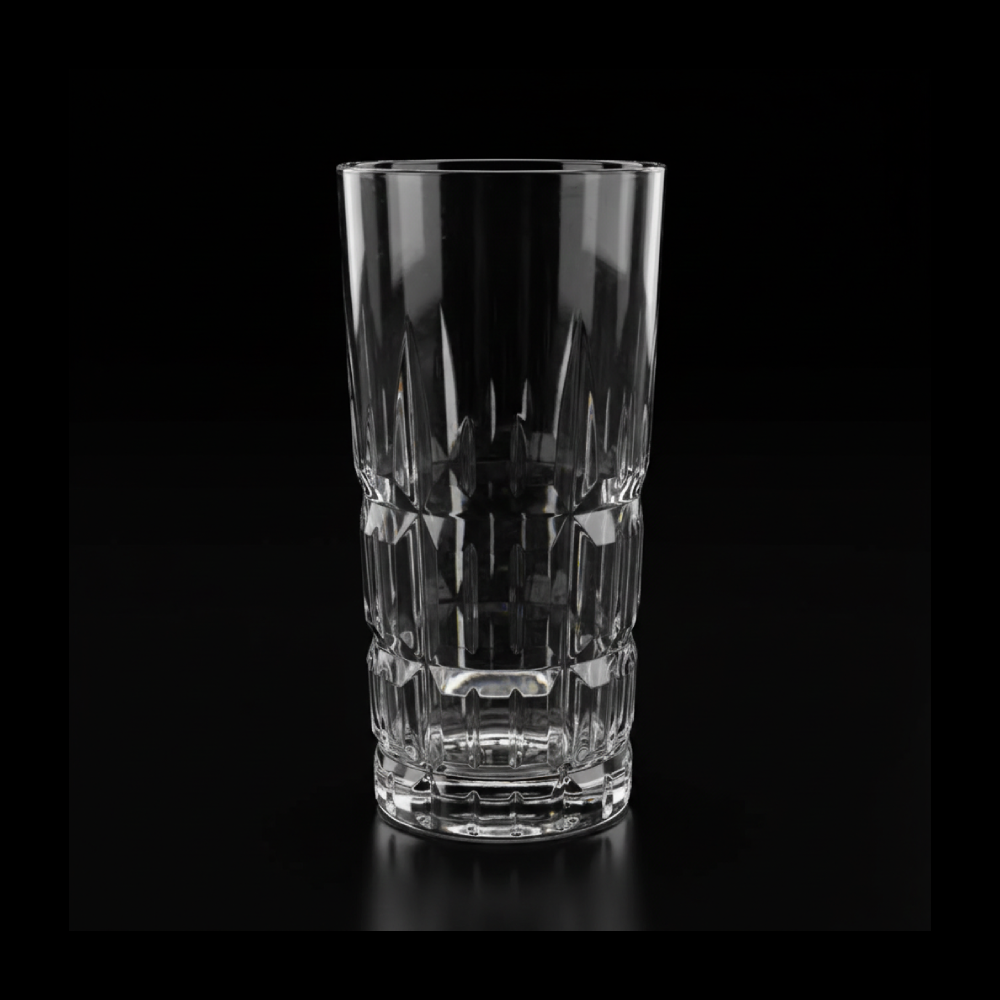 GLASS ACRYLIC SPEARHEAD CUT AC104 (Pack 6)