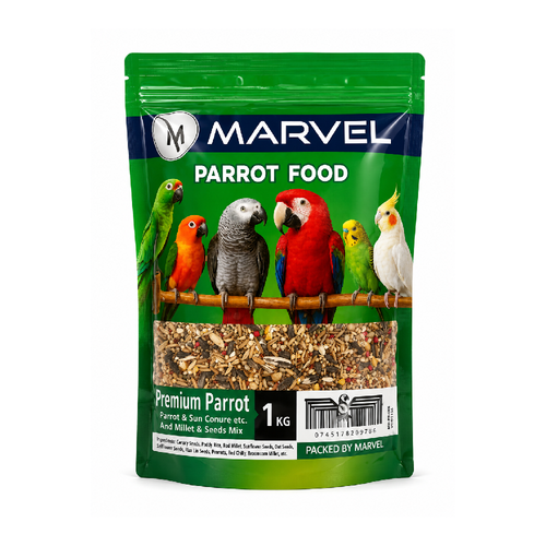 MARVEL PARROT FOOD MEDIUM 1KG