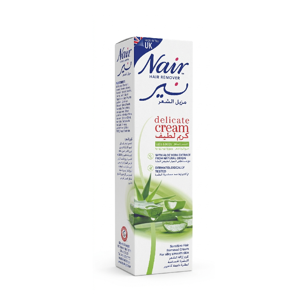 NAIR HAIR REMOVER CREAM DELICATE LEG AND BODY 110 GM