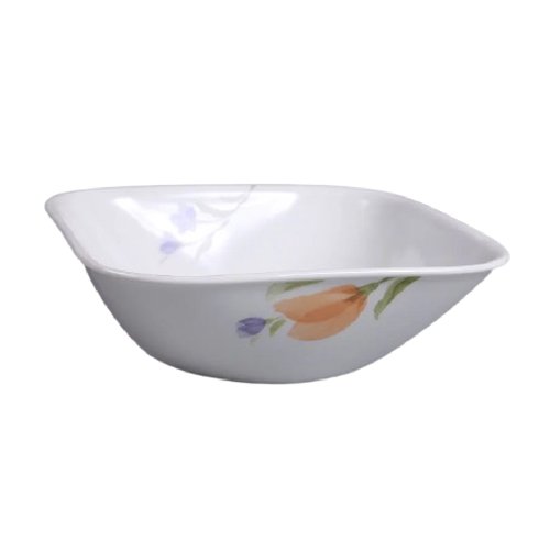 BOWL CEREAL CORNINGWARE SQUARE BEGONIA 2323-BGN-LP