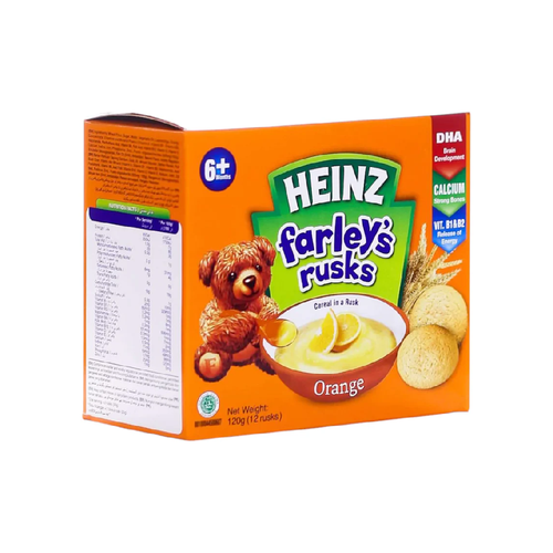 HEINZ FARLEY'S RUSK ORANGE 12PC 120 GM