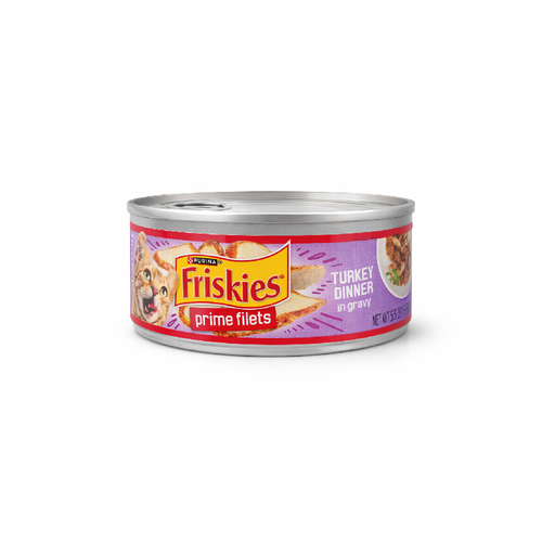 PURINA FRISKIES CAT FOOD TURKEY DINNER IN GRAVY 156 GM