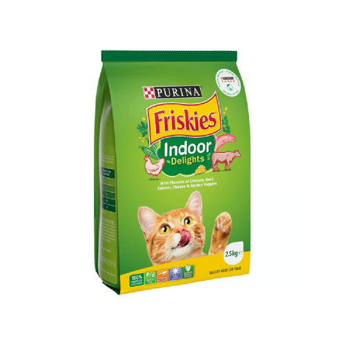 PURINA FRISKIES CAT FOOD ADULT INDOOR DELIGHT 2.5 KG