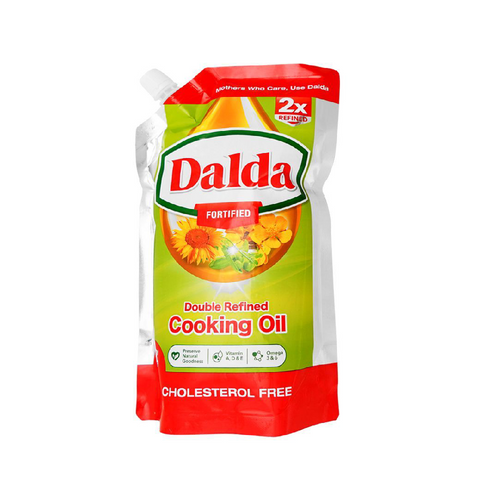 DALDA COOKING OIL STAND UP POUCH 1 LTR