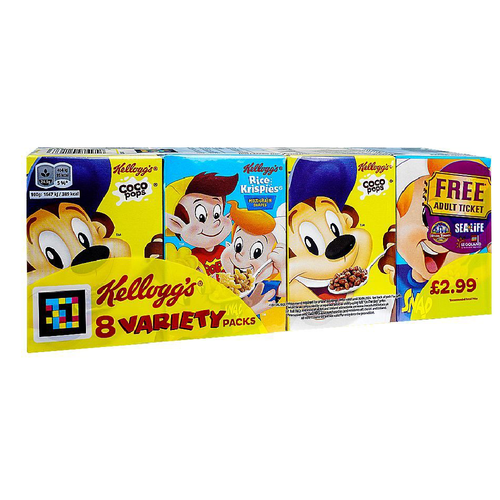 KELLOGGS VARIETY PACK 8S 196 GM