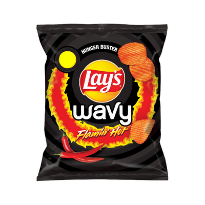 LAYS WAVY FLAMIN HOT CHIPS 45 GM