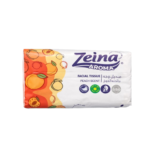 ZEINA TISSUE AROMA PEACH 550 SCENTED 2 PLY