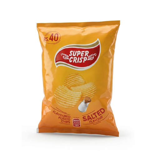 SUPER CRISP CHIPS PLAIN SALTED 32 GM