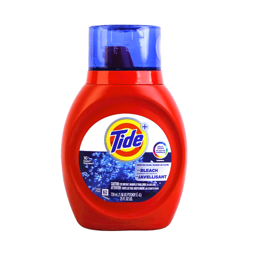 TIDE WASHING LIQUID WITH BLEACH JAVELLISANT 17 LAODS 739 ML