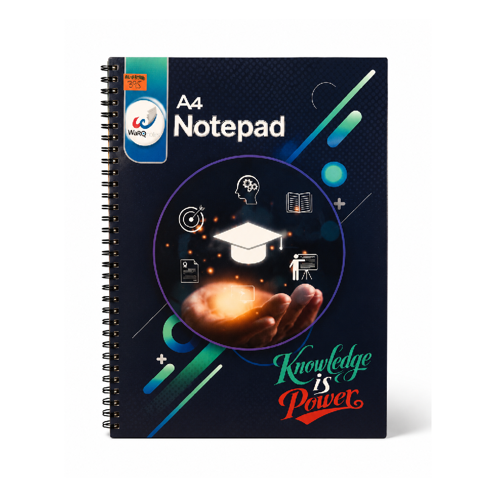 3101 WARQNOTES SPIRAL NOTE PAD A4