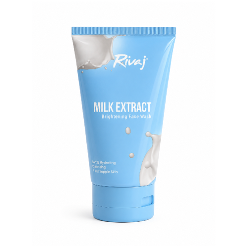 RIVAJ MILK EXTRACT WHITENING FACE WASH 100 ML