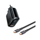 20W 2-Port Digital Display Fast Charger Pro Kit (USB-C To USB-C Cable)