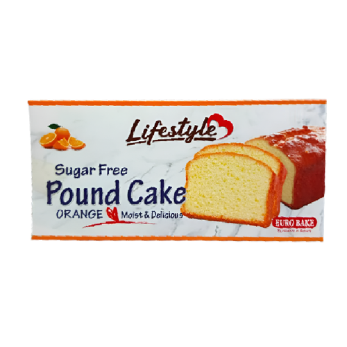 EURO BAKE SUGAR FREE POUND CAKES ORANGE 200 GM