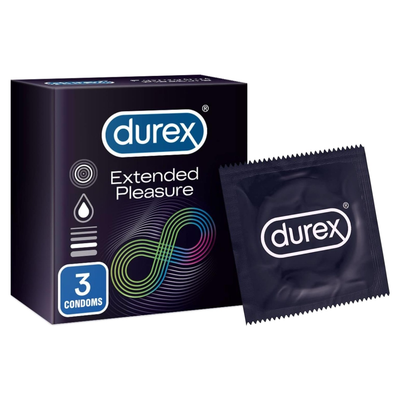 DUREX EXTENDED PLEASURE 3 PCS