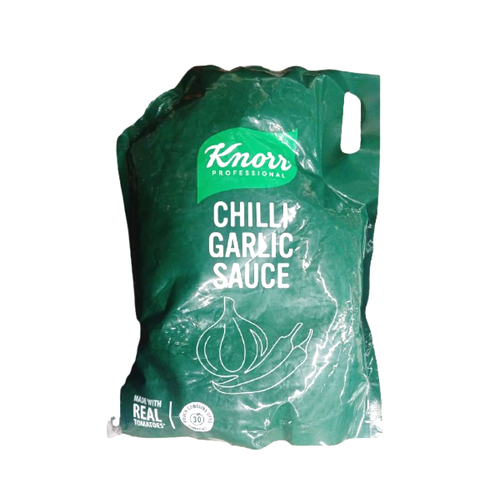 KNORR CHILLI GARLIC SAUCE POUCH 4 KG