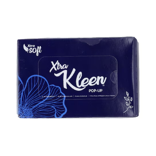 XTRA KLEEN TISSUES POP UP BLUE 300 SHEETS