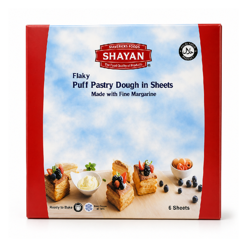 SHAYAN PUFF PASTRY 6 SHEETS MEDIUM