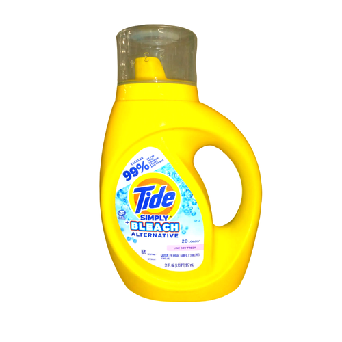 TIDE WASHING LIQUID SIMPLY BLEACH ALTERNATIVE 2IN1 917 ML