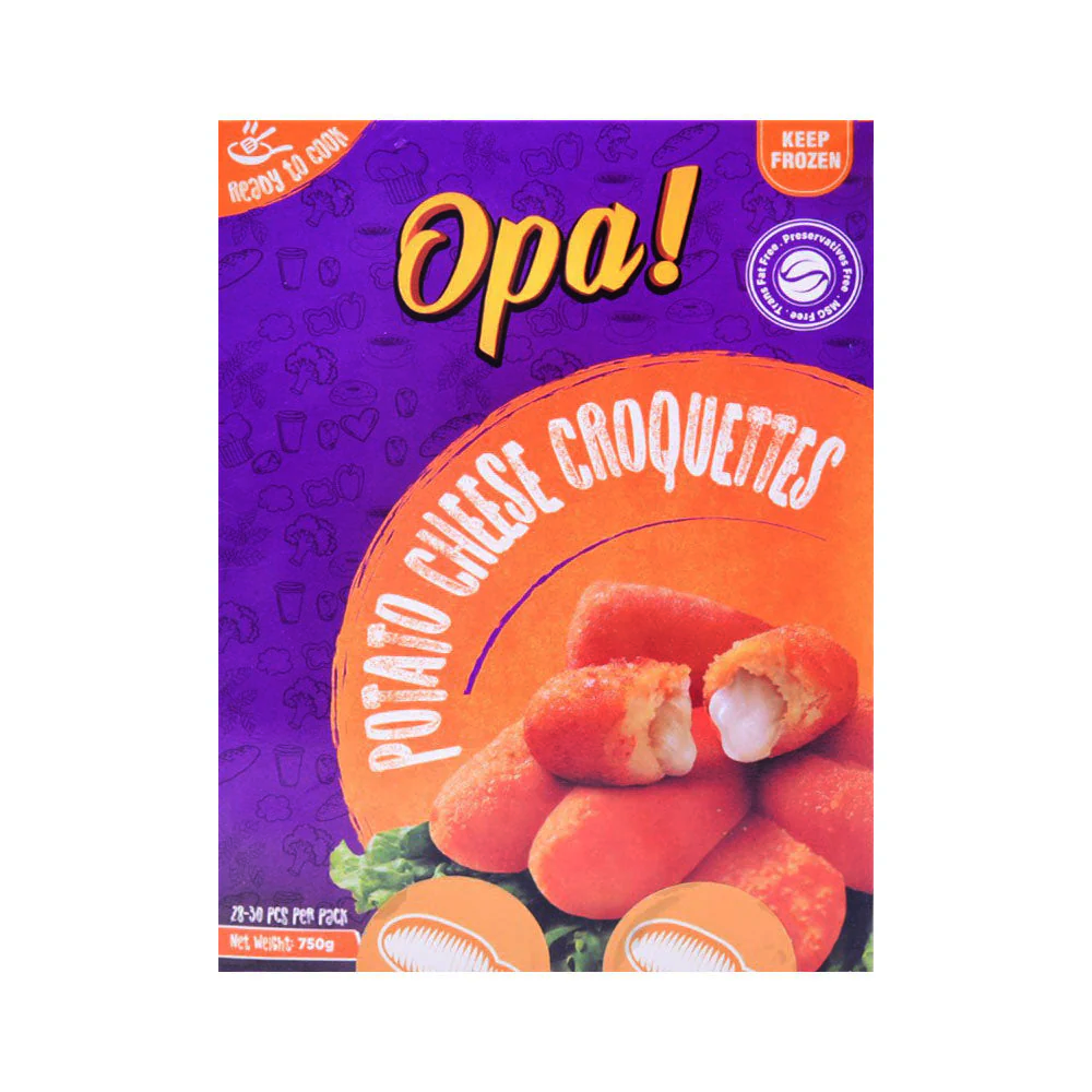 OPA POTATO CHEESE CROQUETTES 750 GM