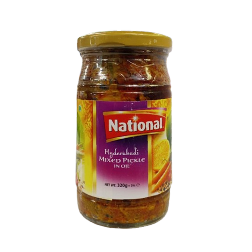 NATIONAL PICKLE HYDRABADI MIX 320 GM