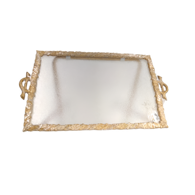 FRAME TEA TRAY GOLDEN LARGE 2022
