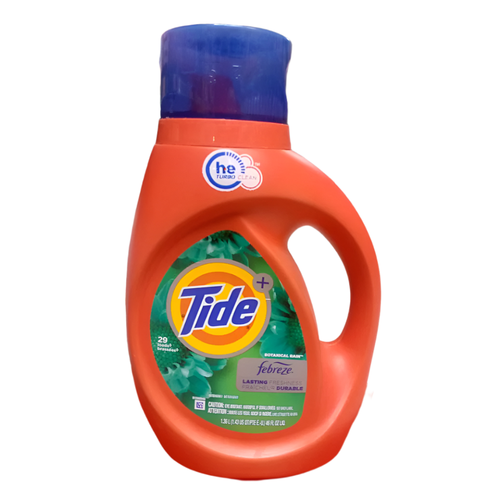 TIDE LIQUID WASHING FEBREZE BOTANICAL RAIN 1.36 LTR BASIC