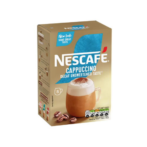 NESCAFE GOLD COFFEE CAPPUCCINO DECAF UNSWEETENED 105 GM