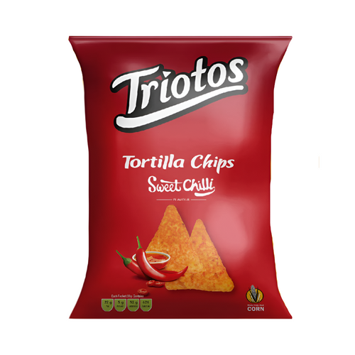 TRIOTOS TORTILLA CHIPS SWEET CHILLI 80 GM
