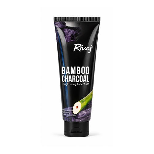 RIVAJ BAMBOO CHARCOAL WHITENING FACE WASH 100 ML