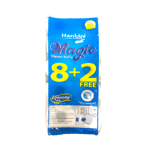 HANKIES TOILET TISSUE ECONOMY PACK 10 ROLL