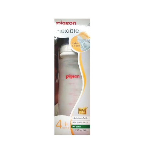 PIGEON BABY FEEDING BOTTLE FLEXIBLE 4M+240 ML 79214