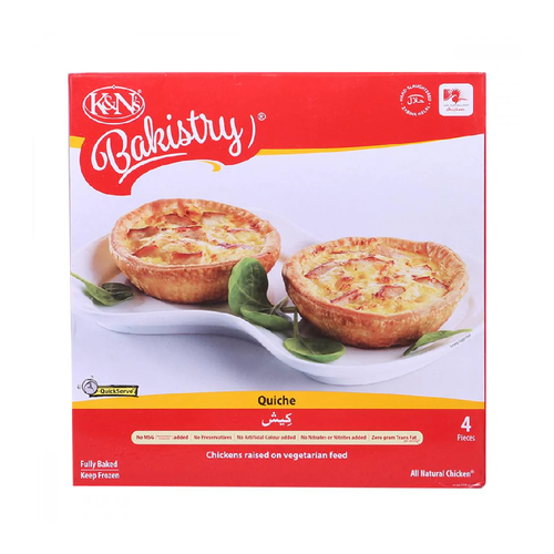 K AND N QUICHE 4 PCS 600 GM