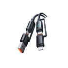 4-in-1 Multi-Device Fast Charging Cable with Watt Display