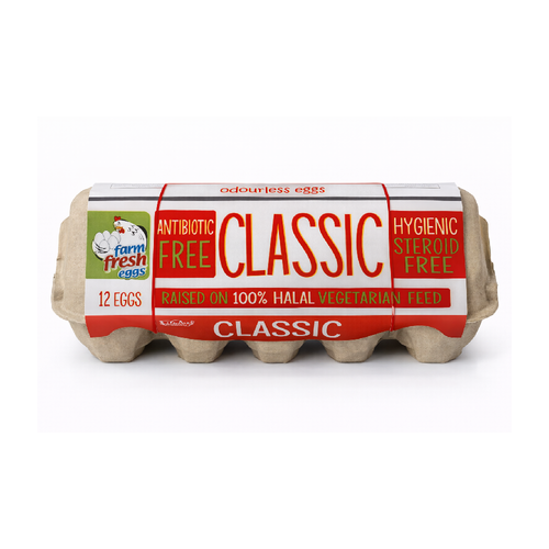 FARM FRESH CLASSIC EGGS 12 PCS PACK
